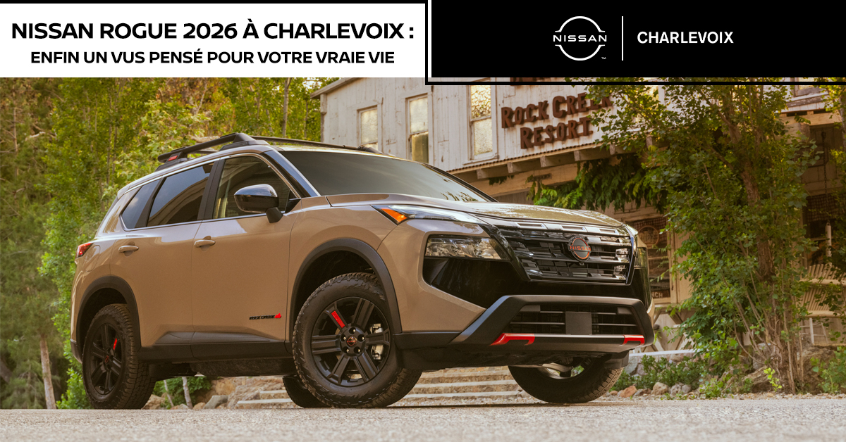 nissan rogue 2026 charlevoix nouveau Rogue Rock Creek