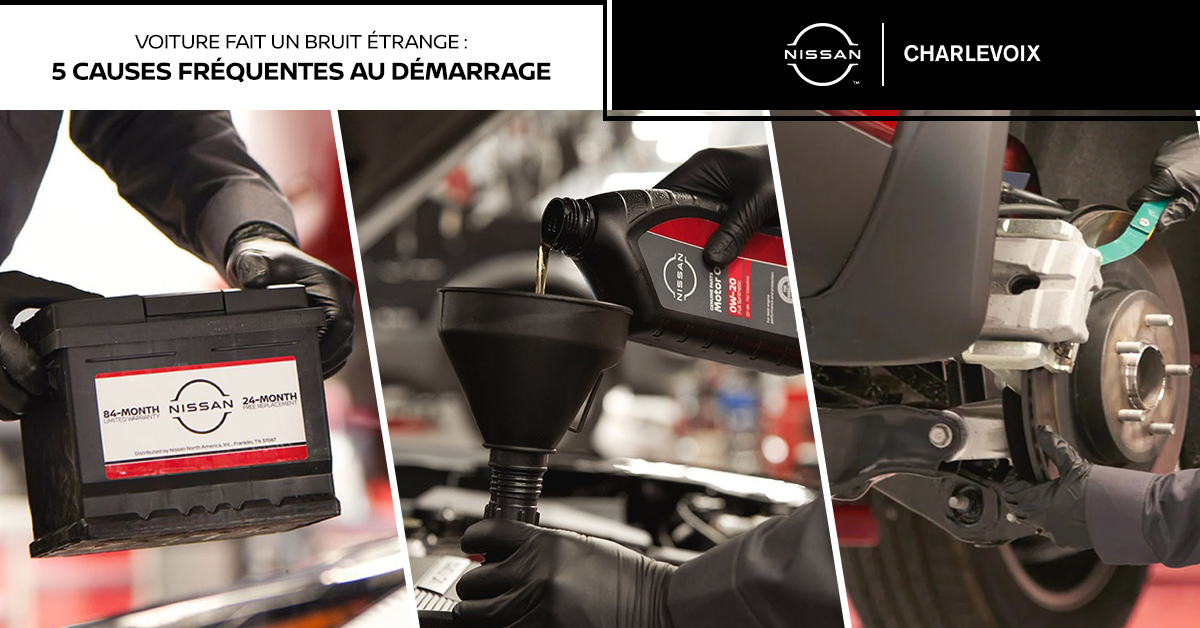 Pourquoi ma voiture fait un bruit étrange au démarrage ?